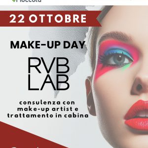 22 ottobre – Make-up Day RVB Lab