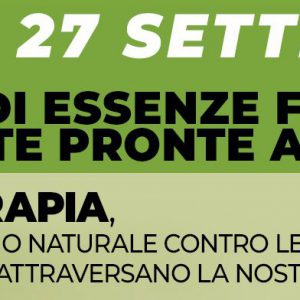 27 settembre – Miscele di essenze floreali combinate pronte all’uso